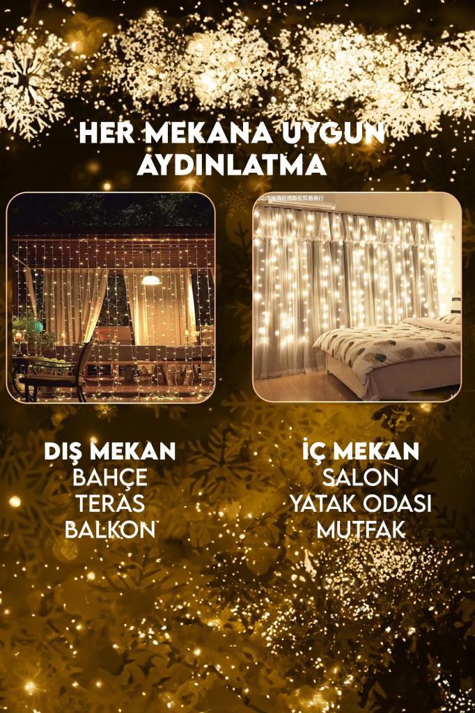 100 Ledli Gün Işığı Dekoratif Işık