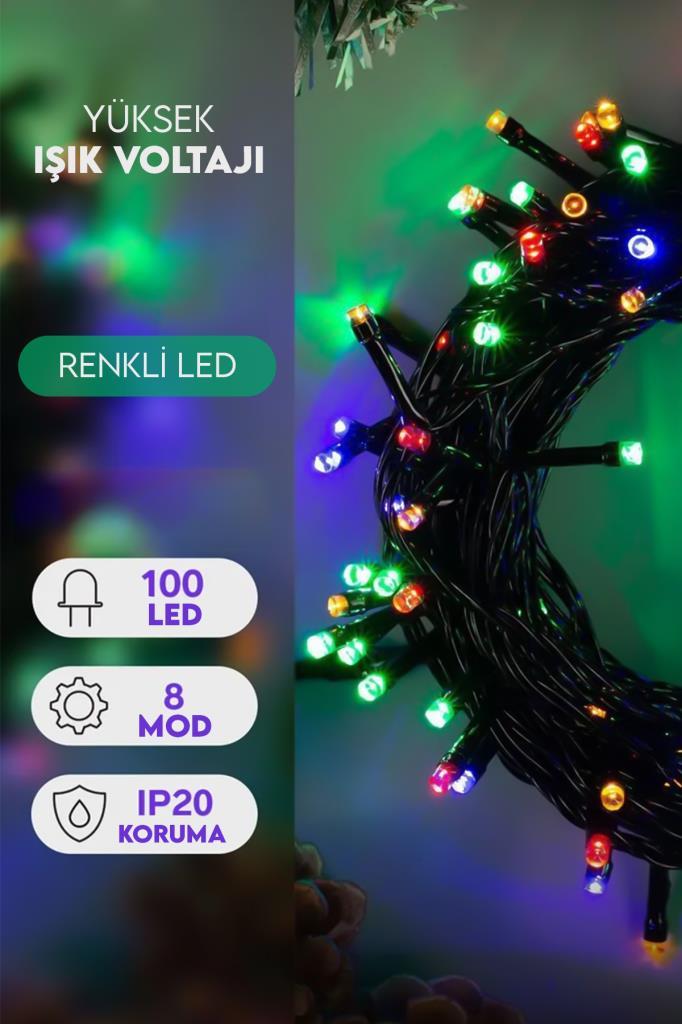 100 Ledli RGB Dekoratif Işık