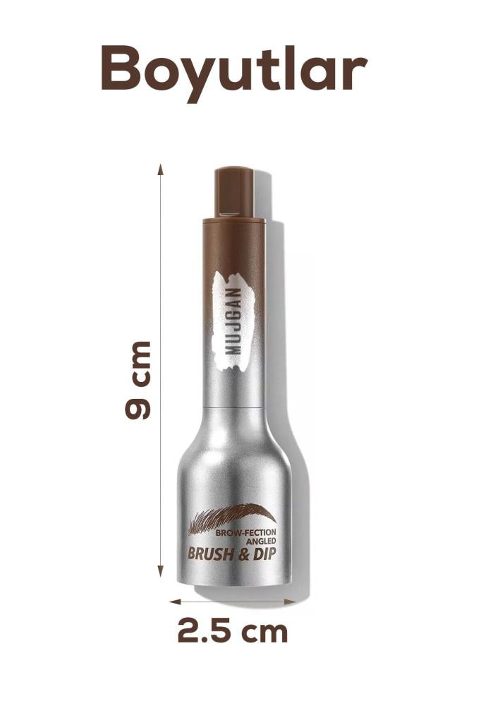 3'lü Açılı Fırçalı Kaş Boyası Seti