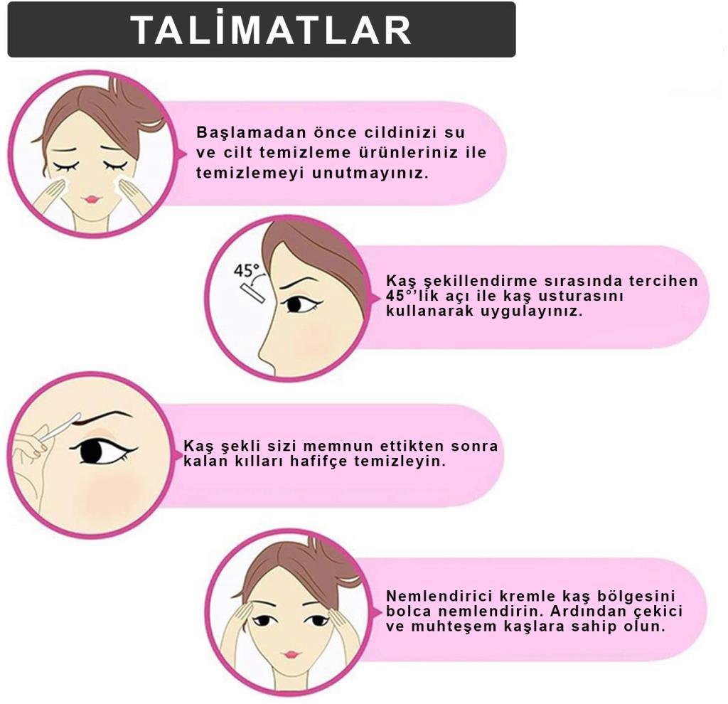3'lü Cilt Bakım Seti 4'lü Siyah Nokta Temizleyici Komedon + 3'lü Kaş Usturası + Dijital Göstergeli 6 Başlıklı Vakum