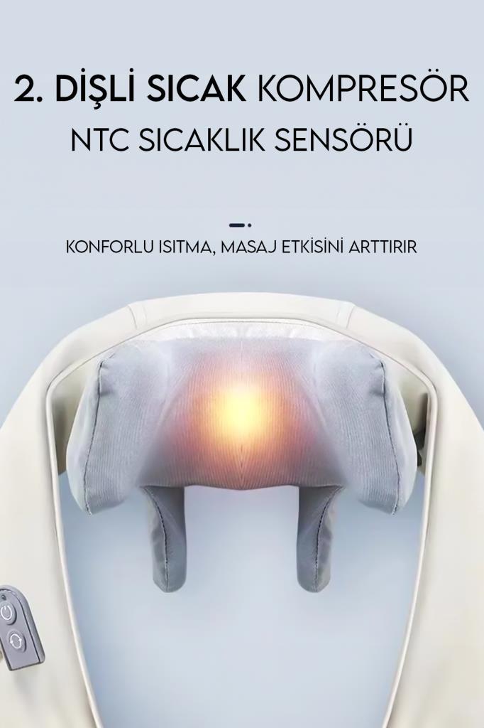 Kollu Masaj Aleti Krem Renk Küçük Model