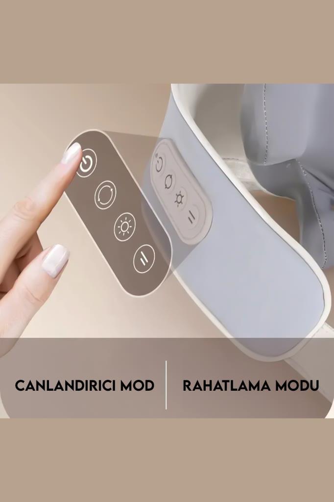 Kollu Masaj Aleti Krem Renk Küçük Model