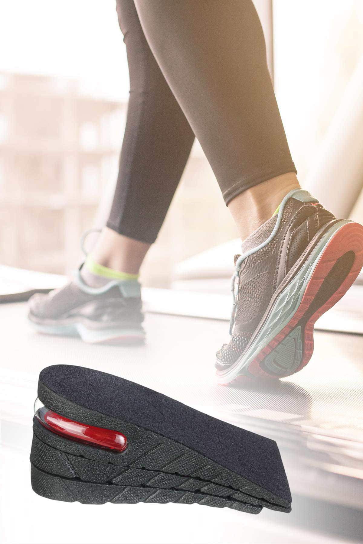 5 Cm Gizli Topuk Hava Yastıklı Boy Uzatıcı Tabanlık