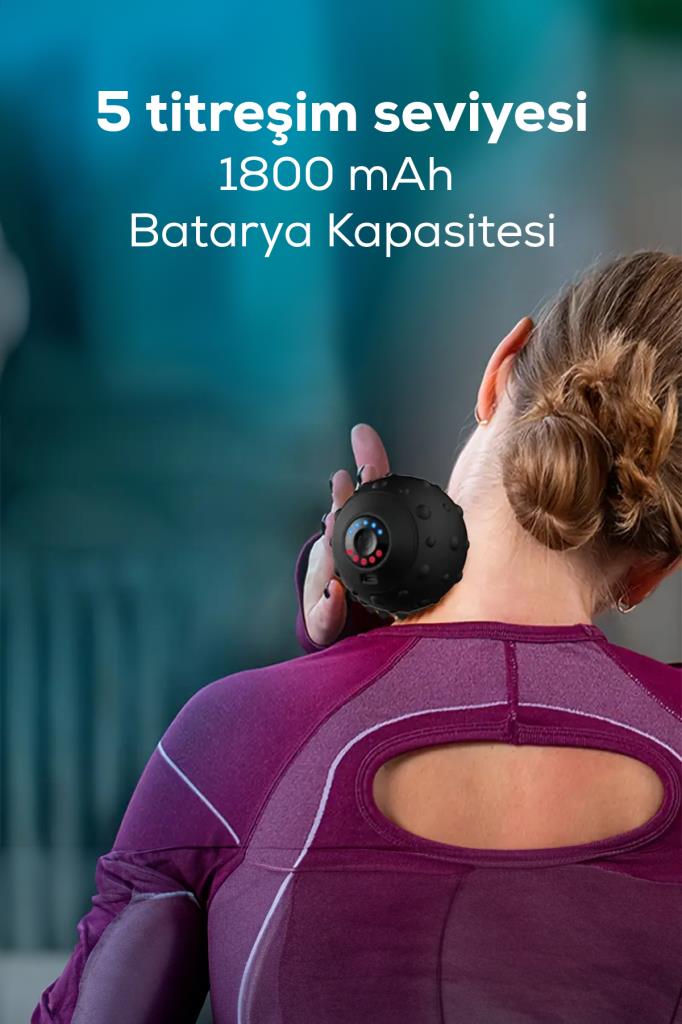 5 Kademeli Mini Taşınabilir Titreşimli Masaj Topu