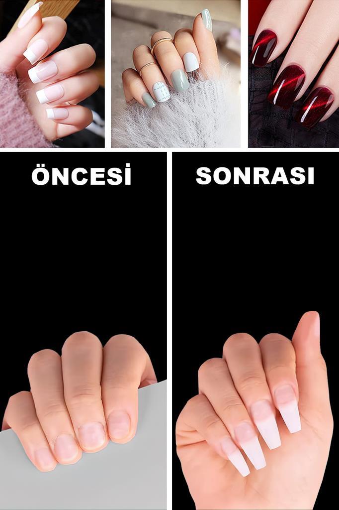 500'lü Şeffaf Tırnak