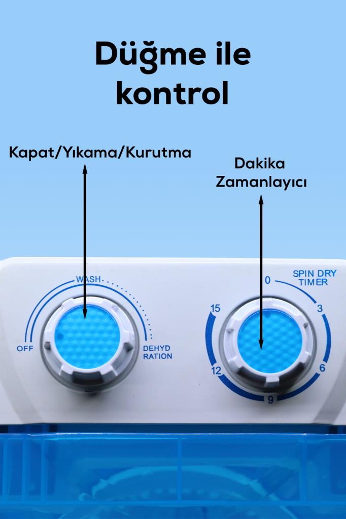 6 Kg Mini Taşınabilir Çamaşır ve Ayakkabı Yıkama Makinesi