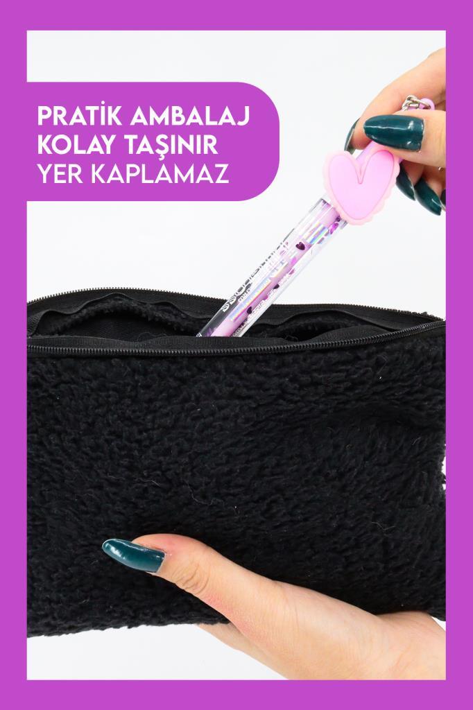 6'lı Kalp Tasarımlı Dudak Nemlendiricisi