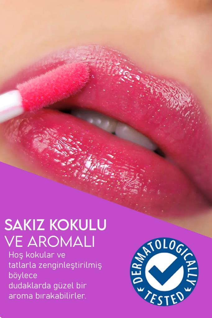6'lı Kalp Tasarımlı Dudak Nemlendiricisi