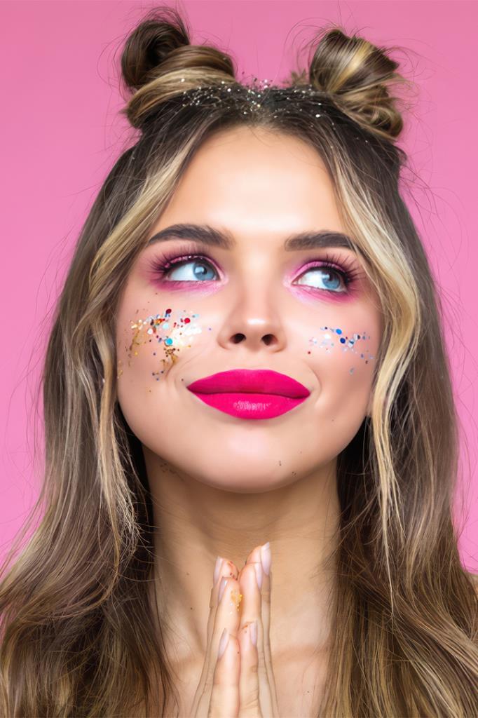 6'lı Tüp Vücut Simi Glitter Jel