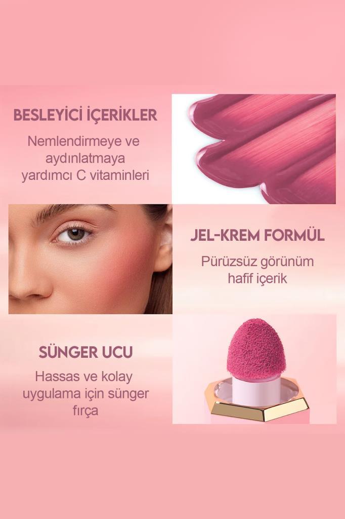 7'li Far Paleti Ve Sıvı Allık Seti No 1