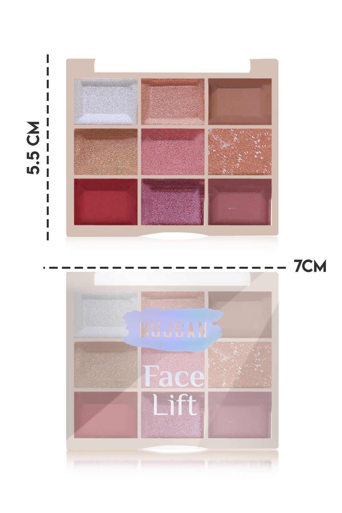 9'lu Play Colour Sedefli Ve Mat Far Paleti No 3