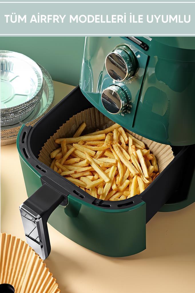Airfryer Pişirme Kağıdı Küçük 50 Adet