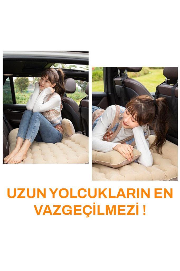 Araç İçi Şişme Yatak Siyah