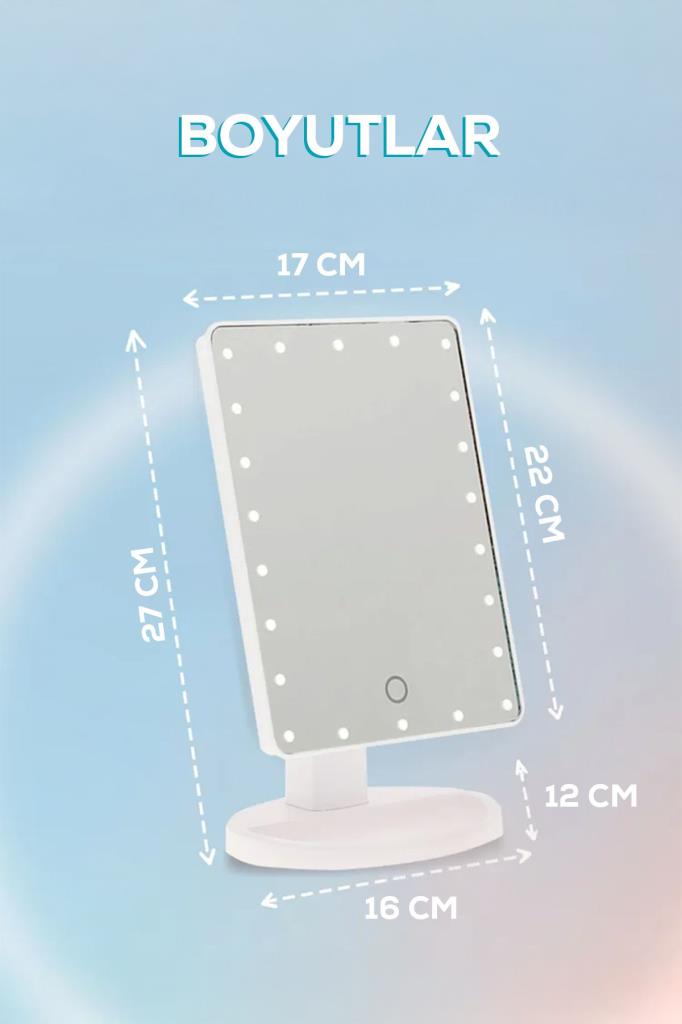 Ayarlanabilir LED Işıklı Makyaj Aynası