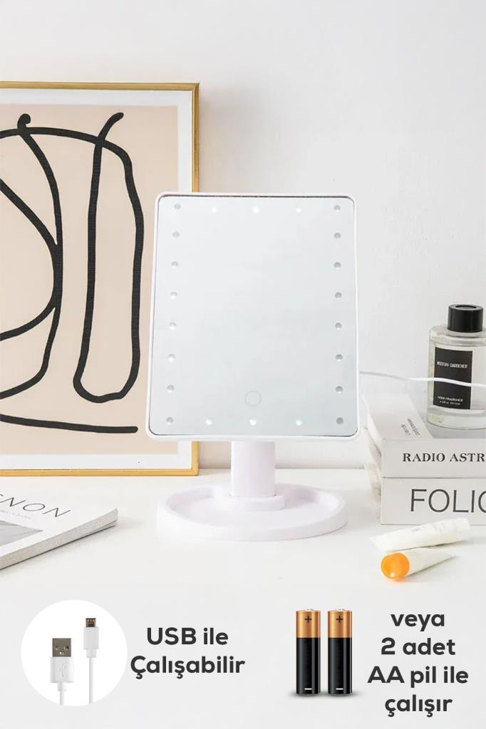 Ayarlanabilir LED Işıklı Makyaj Aynası