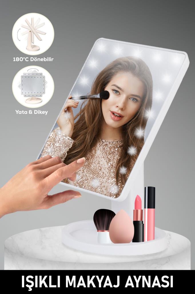 Ayarlanabilir LED Işıklı Makyaj Aynası