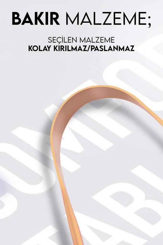 Bakır Dil Temizliyici Dil Sıyırıcı