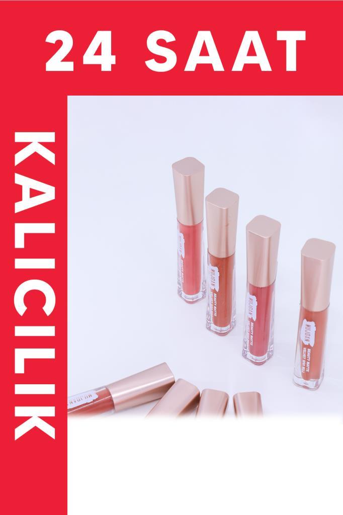 8'li Beauty Matte Velvet Sıvı Ruj