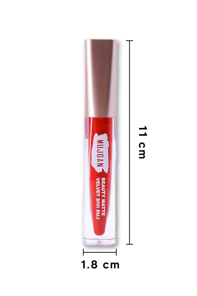 8'li Beauty Matte Velvet Sıvı Ruj