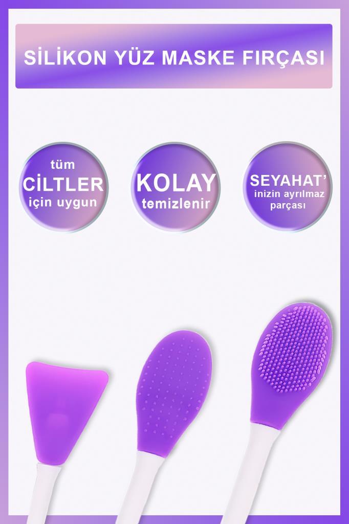 Çift Uçlu Mor Maske Sürme Aparatı