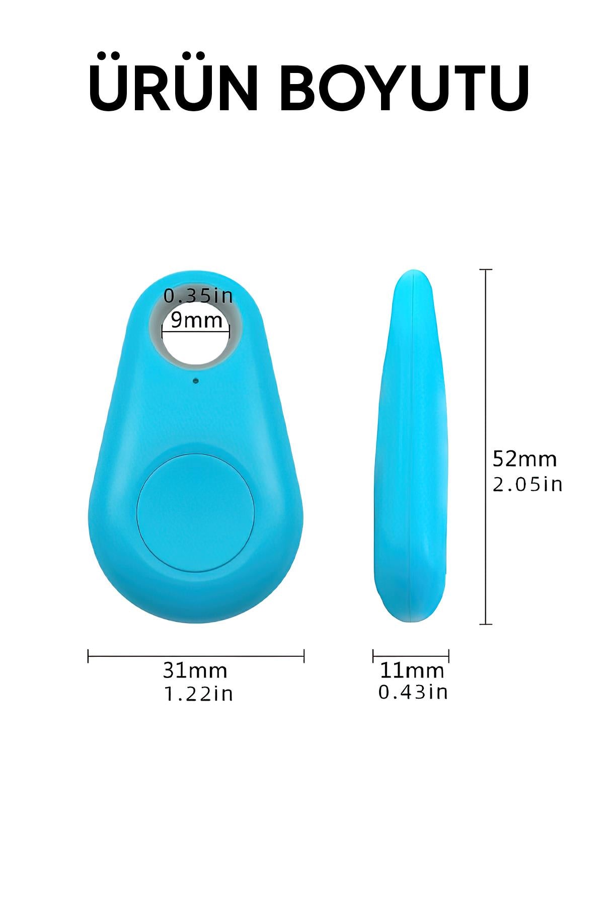 Akıllı Mini GPS Eşya Kedi Köpek Çocuklar Bulucu