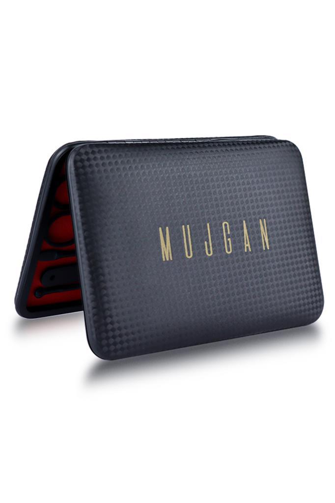 Deri Çantalı Siyah 17 Parça Manikür Seti A