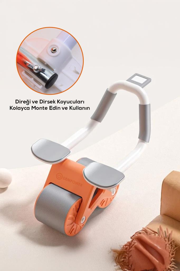 Dirsek Destekli Karın Egzersiz Aleti Ve Dijital Sayaç