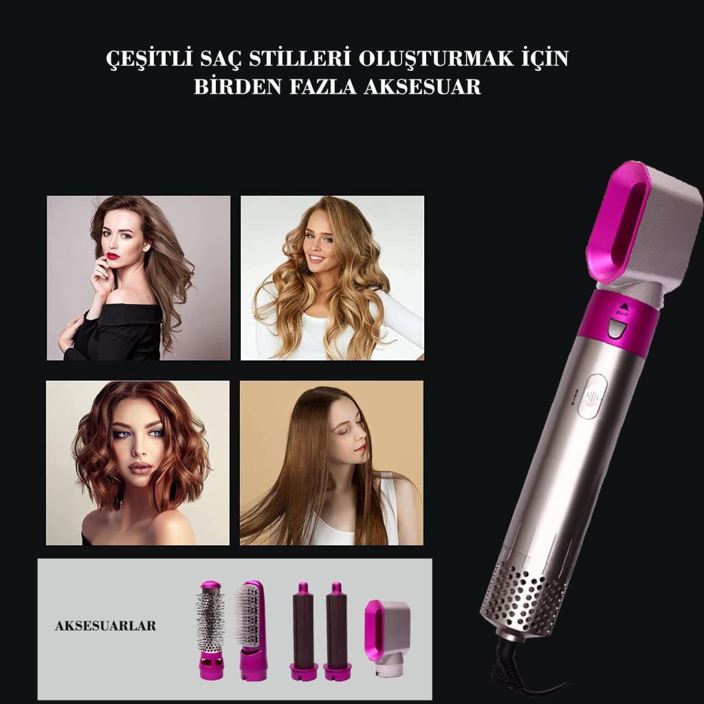 DP-36 5 Başlıklı Saç Şekillendirici Seti