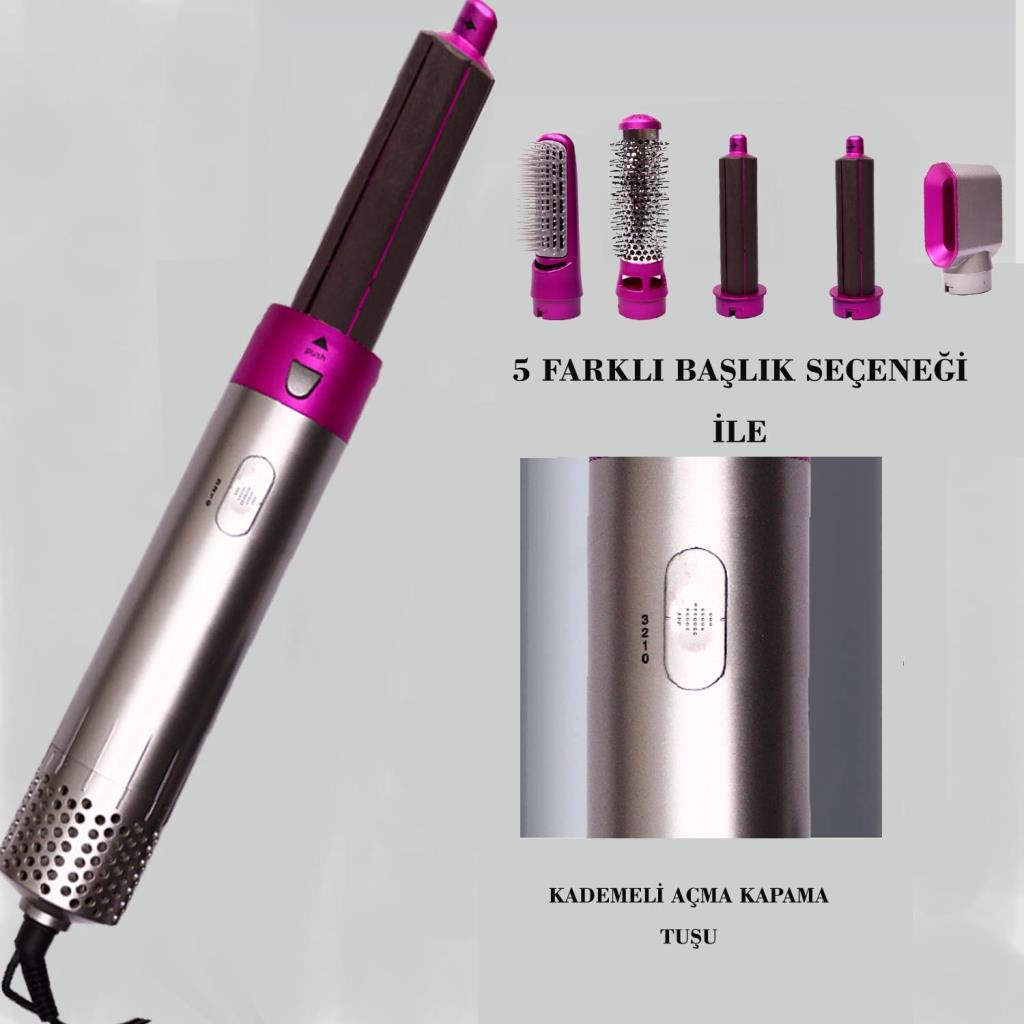 DP-36 5 Başlıklı Saç Şekillendirici Seti