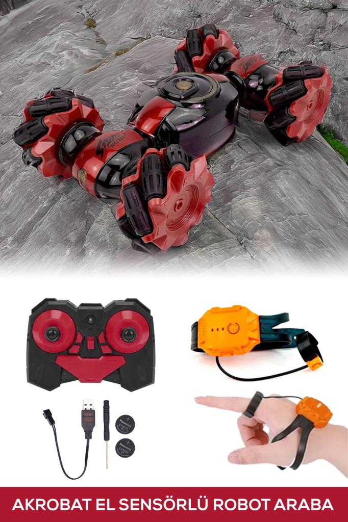 El Sensörü ile Hareket Eden Akıllı Robot Araba