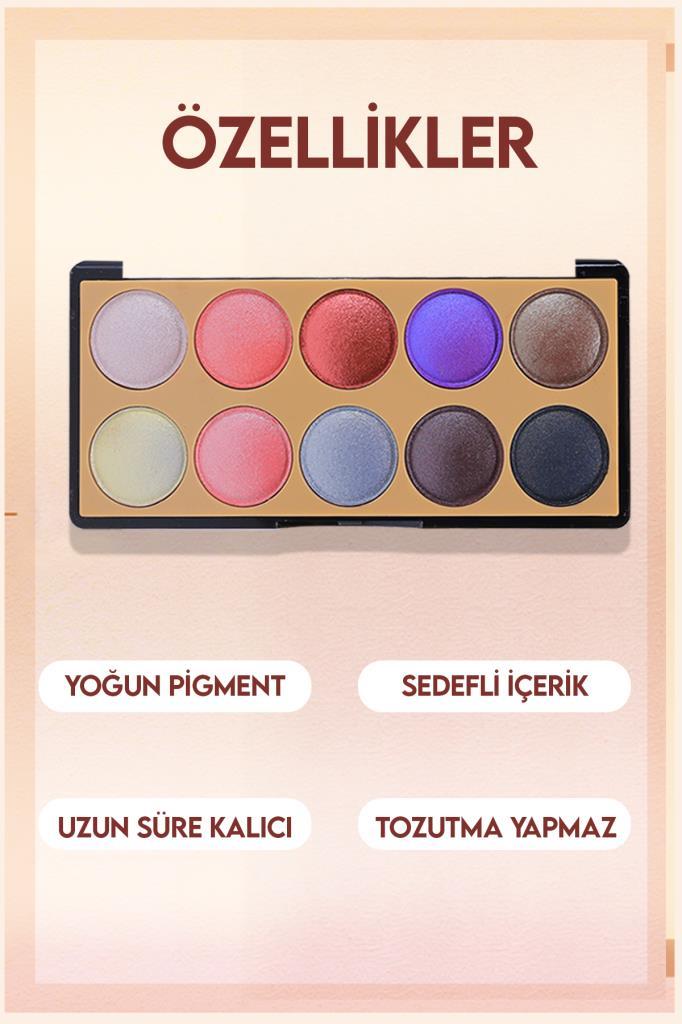 Fashion 10 Renk Far Paleti No 1