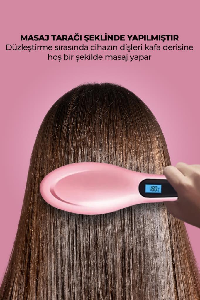Fast Hair Straightener HQT-906 Saç Düzleştirici Tarak