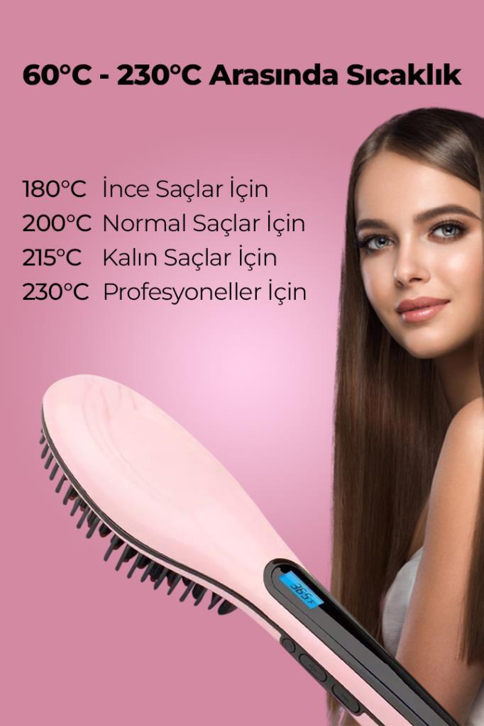 Fast Hair Straightener HQT-906 Saç Düzleştirici Tarak