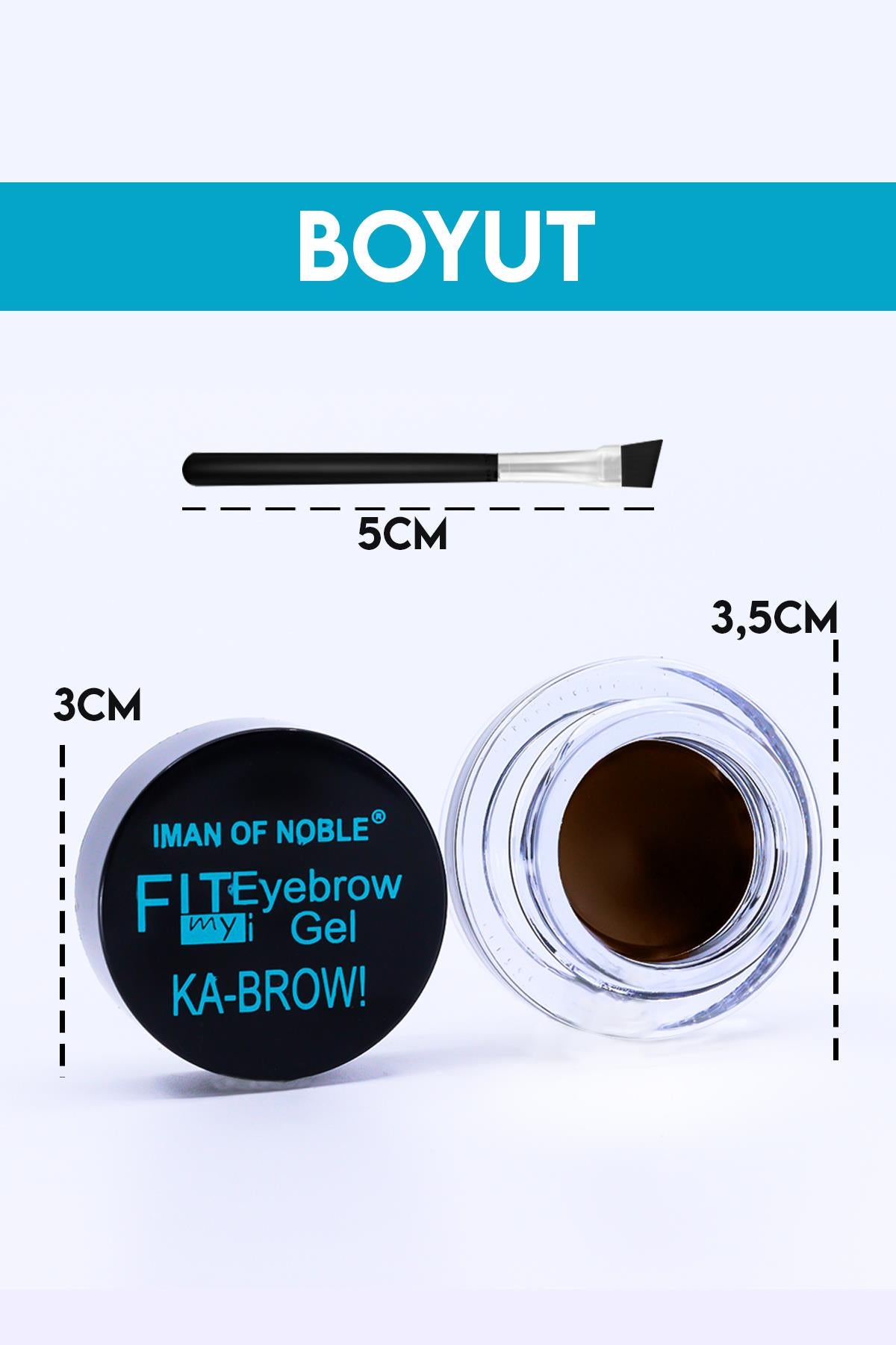 Fit My Eyebrow Gel Kaş Jeli Açık Kahverengi