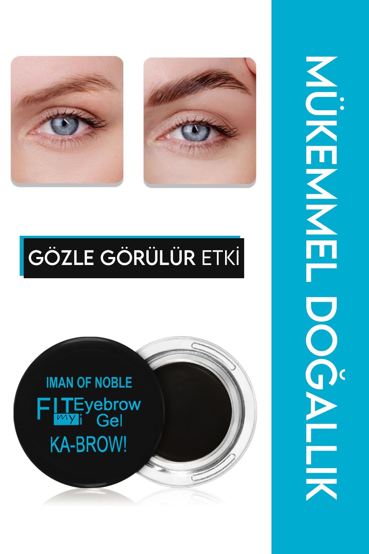 Fit My Eyebrow Gel Kaş Jeli Siyah