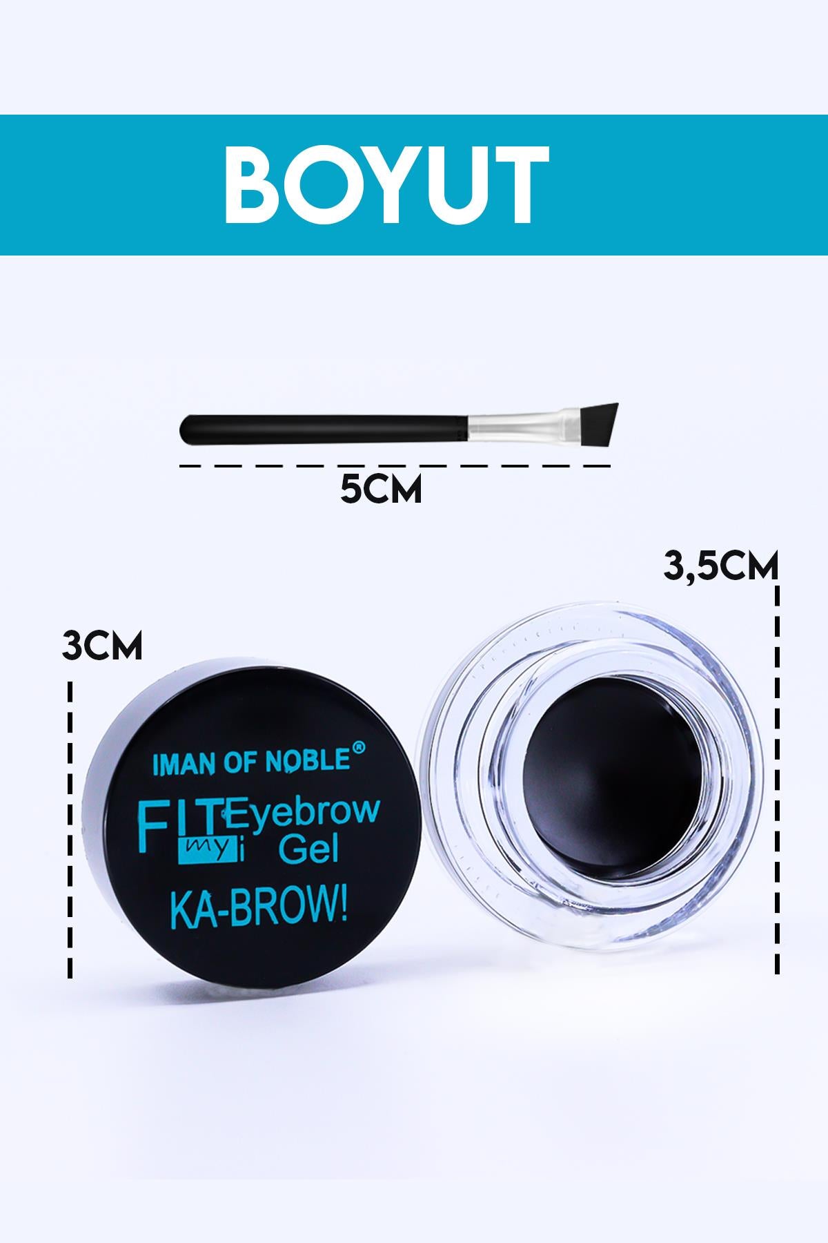 Fit My Eyebrow Gel Kaş Jeli Siyah