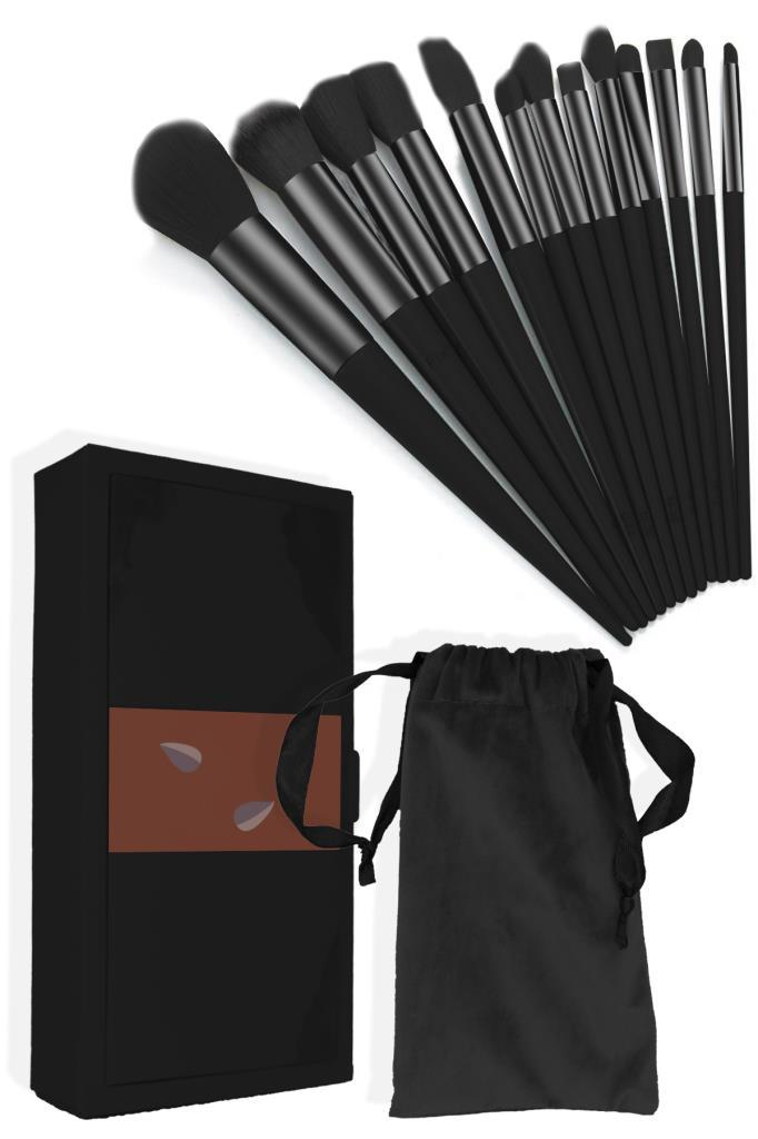 Fix Özel Kutulu 13'lü Fırça Seti Siyah