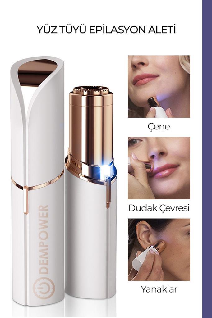 Flawless Yüz Tüy Alıcı Kaş Bıyık Kıl Epilasyon Aleti