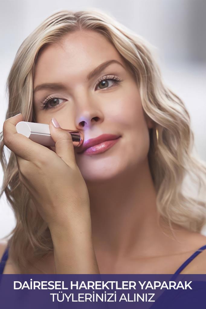 Flawless Yüz Tüy Alıcı Kaş Bıyık Kıl Epilasyon Aleti
