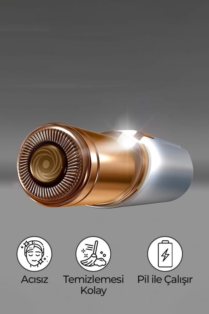 Flawless Yüz Tüy Alıcı Kaş Bıyık Kıl Epilasyon Aleti