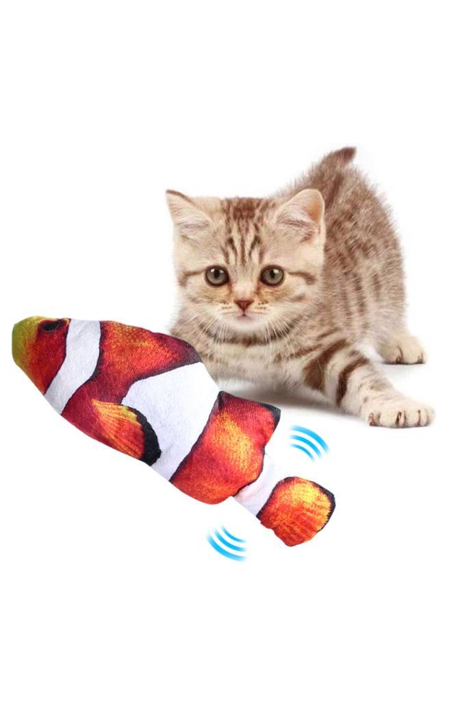 Hareketli Titreşimli Oynayan Balık Nemo Kedi Oyuncak MJGN-52A