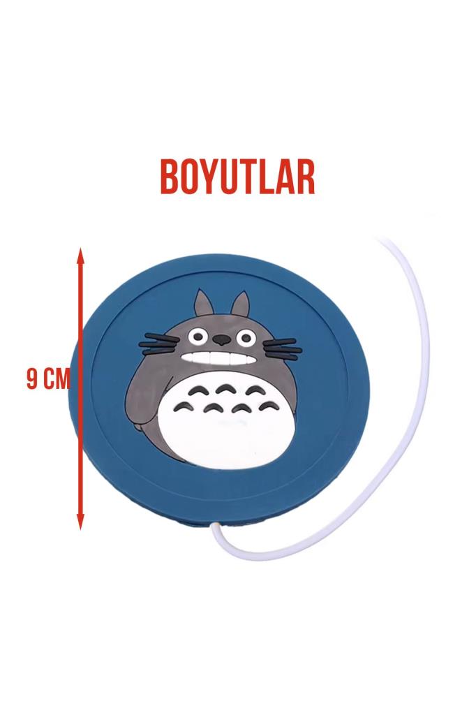 Hayvan Figürlü Taşınabilir USB Girişli Bardak Altı Isıtıcı