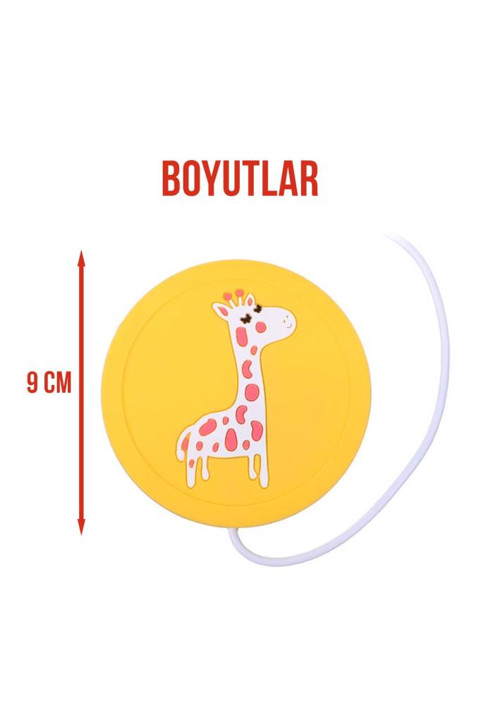 Hayvan Figürlü Taşınabilir USB Girişli Bardak Altı Isıtıcı