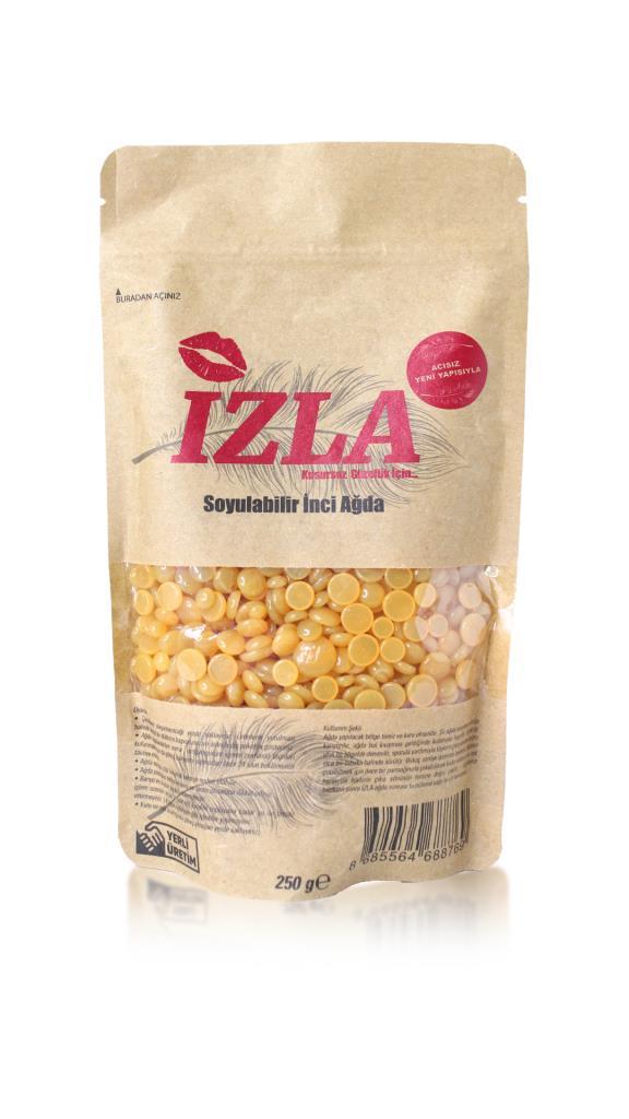 İzla Soyulabilir Boncuk Ağda 250 Gr Naturel