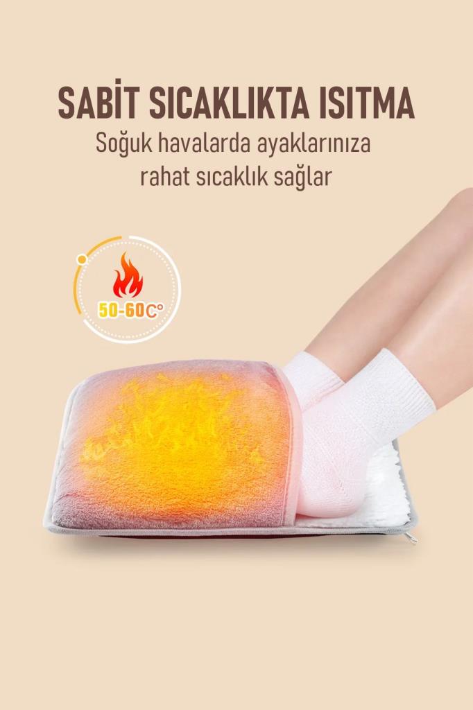 Kablolu Ayak Isıtma Pedi