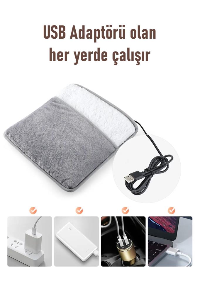 Kablolu Ayak Isıtma Pedi