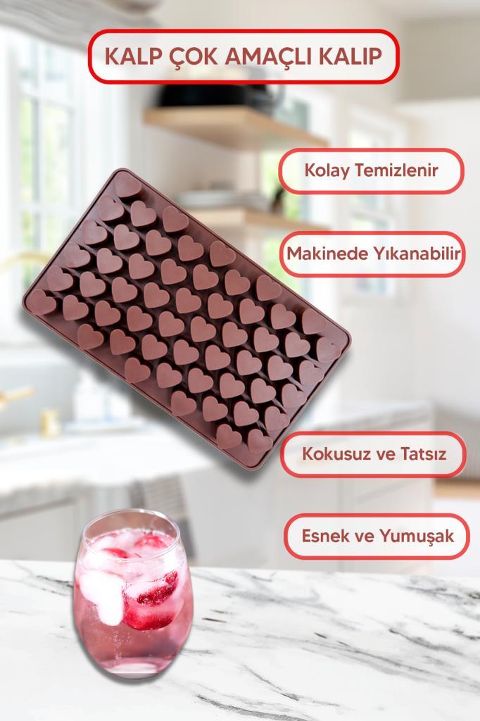 Kalpli Buz Kalıbı Pasta Kalıbı Kalp Tasarım