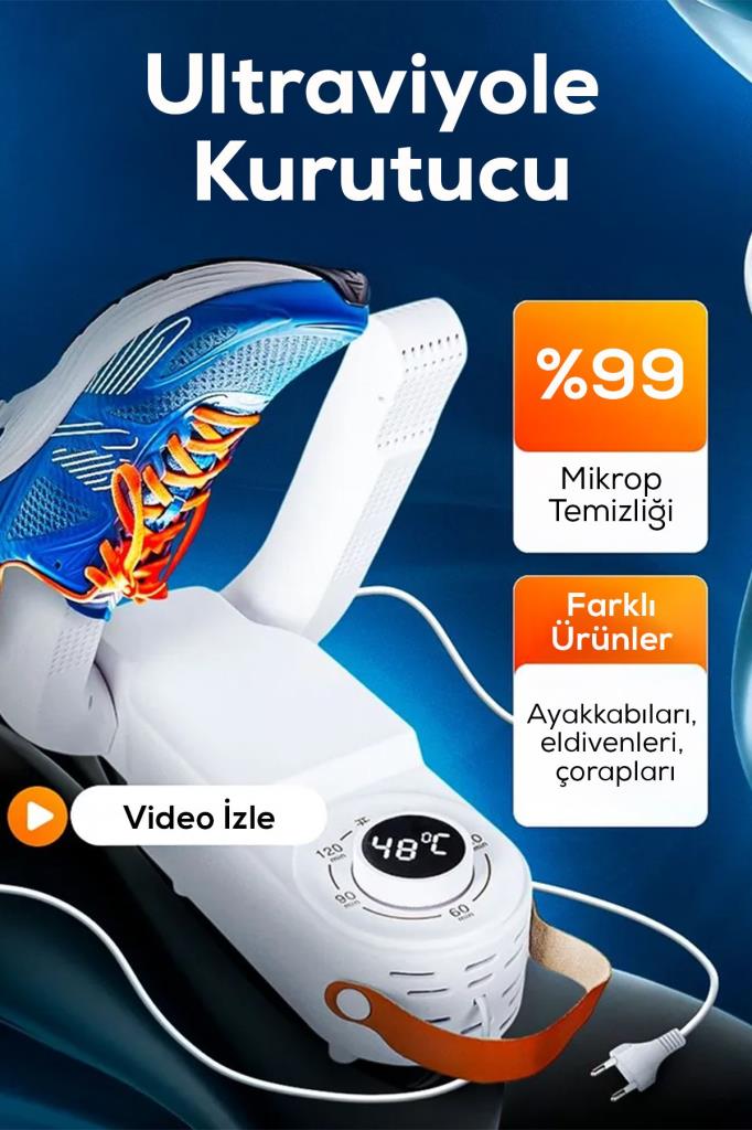 Katlanabilir Ayakkabı Kurutucu Ve Koku Giderici