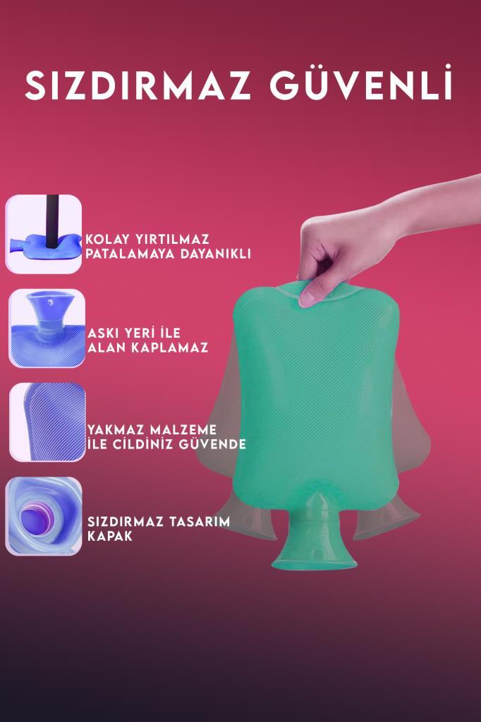 Kılıflı Sıcak Su Torbası Renkli