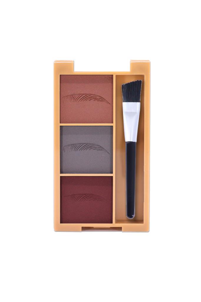(KIRILABİLİR) 3'lü Brow Kit Kaş Farı No 1
